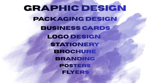 List of graphic design services including logo, brochure & branding