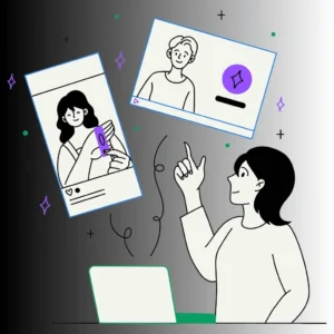 Influencer marketing illustration created by a social media marketing company