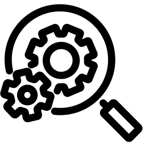 Technical SEO gear icon created by a professional SEO consultant