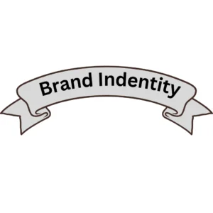 Brand identity design graphic