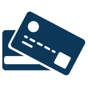 Business card design icon