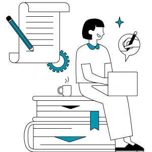 Content SEO illustration created by a professional SEO company