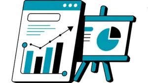 Google Ads analytics dashboard illustration by a Google Ads agency