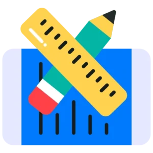 Graphic design tools icon created for NmarkStudio digital marketing services