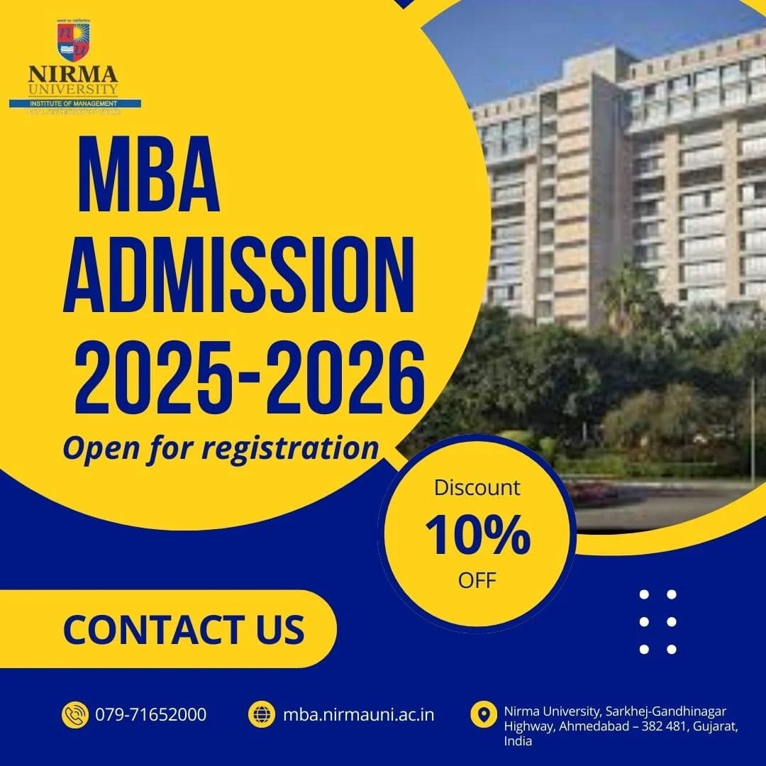 MBA admission promotion banner created by NmarkStudio digital marketing consultant