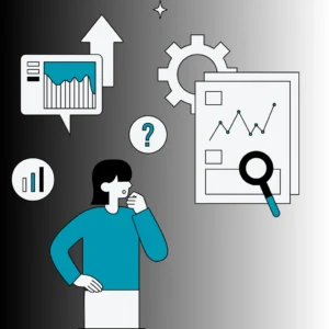 Social media analytics illustration created by a social media marketing agency